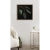 image:imageKate and Laurel Sylvie Eucalyptus Leaves Framed Canvas Wall Art by Alicia Abla 22x22 Gold Botanical Nature Art Wall Dcor