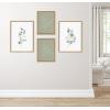 image:imageKate and Laurel Sylvie Eucalyptus and Modern Sage Green Botanical Line Sketch Framed Canvas Wall Art Set by Various Artists 4 Piece Set Natural Soft Floral Plant Art for Wall