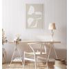 image:imageKate and Laurel Sylvie Eye Catching Sleek Abstract 3 White and Beige Framed Canvas Wall Art by The Creative Bunch Studio 23x33 White Modern Contemporary Art for Wall