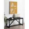 image:imageKate and Laurel Sylvie Eye Catching Sleek Abstract 3 Yellow and Tan Framed Canvas Wall Art by The Creative Bunch Studio 23x33 Natural Modern Contemporary Art for Wall