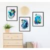 image:imageKate and Laurel Sylvie Feelings No 1 2 and 3 Framed Canvas Wall Art Set by Erika Wynn 3 Piece Set Black