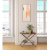 image:imageKate and Laurel Sylvie Fiesta Abstract Framed Canvas Wall Art by Amy Lighthall 18x40 Natural Colorful Modern Abstract Art for WallNatural