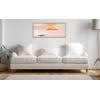 image:imageKate and Laurel Sylvie Fiesta Abstract Framed Canvas Wall Art by Amy Lighthall 18x40 Natural Colorful Modern Abstract Art for WallNatural