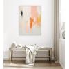 image:imageKate and Laurel Sylvie Fiesta Abstract Framed Canvas Wall Art by Amy Lighthall 18x40 Natural Colorful Modern Abstract Art for WallWhite