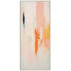 image:imageKate and Laurel Sylvie Fiesta Abstract Framed Canvas Wall Art by Amy Lighthall 18x40 Natural Colorful Modern Abstract Art for WallWhite