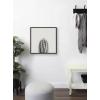 image:imageKate and Laurel Sylvie Haze Cactus Succulent Tall Framed Canvas Wall Art by The Creative Bunch Studio 22x22 White Decorative Botanical Art for WallGray