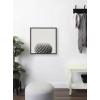 image:imageKate and Laurel Sylvie Haze Succulent Cactus Short Framed Canvas Wall Art by The Creative Bunch Studio 22x22 Gray Decorative Succulent Art for WallGray