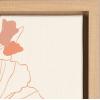 image:imageKate and Laurel Sylvie Hilo Framed Canvas Wall Art by Kasey Free 18x24 Natural Tropical Floral ArtNatural