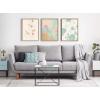 image:imageKate and Laurel Sylvie Hilo Framed Canvas Wall Art by Kasey Free 18x24 Natural Tropical Floral ArtNatural