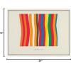 image:imageKate and Laurel Sylvie Im Parallel to Myself Framed Canvas Wall Art by Amber Vittoria 18x24 White Modern Abstract Colorful Geometric Art for Wall DecorWhite