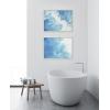 image:imageKate and Laurel Sylvie Into the Blue 1 and 2 Framed Canvas Wall Art Set by Julie Maida 2 Piece Set 18x24 White Coastal Ocean Wall Art Dcor Set