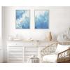 image:imageKate and Laurel Sylvie Into the Blue 1 and 2 Framed Canvas Wall Art Set by Julie Maida 2 Piece Set 18x24 White Coastal Ocean Wall Art Dcor Set
