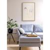image:imageKate and Laurel Sylvie Jahi Framed Canvas Wall Art by Shatha Al Dafai 23x33 Natural Decorative Minimalist Abstract Art for Wall