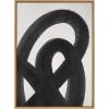image:imageKate and Laurel Sylvie Japandi 12 Black Framed Canvas Wall Art by Rocket Jack 315x415 Natural Modern Abstract Art for Wall
