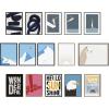image:imageKate and Laurel Sylvie Japandi 3 1 and 2 Framed Canvas Wall Art Set by Rocket Jack 2 Piece 18x24 Natural Modern Abstract Brushstrokes Art Set for Wall