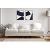 image:imageKate and Laurel Sylvie Japandi 3 1 and 2 Framed Canvas Wall Art Set by Rocket Jack 2 Piece 18x24 Natural Modern Abstract Brushstrokes Art Set for Wall
