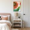image:imageKate and Laurel Sylvie Light Side Framed Canvas Wall Art by Alicia Bock 18x24 Natural CloseUp Flower Photography Art for Wall
