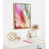image:imageKate and Laurel Sylvie Lush Color Acrylic Print Portrait Framed Canvas Wall Art 18x24 Gold
