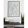image:imageKate and Laurel Sylvie Meditation 5 Framed Canvas Wall Art by Kelly Knaga 18x24 Gray Decorative Modern Blue Art Print for Wall