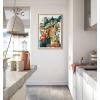 image:imageKate and Laurel Sylvie Meteora Framed Canvas Wall Art by Leah Nadeau 23x33 Natural Decorative Abstract Modern Art for WallNatural