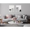 image:imageKate and Laurel Sylvie Miami Beach Architecture Retro Art Deco Framed Canvas Wall Art Set by The Creative Bunch Studio 2 Piece 18x24 White Minimalist Miami Building Art for WallWhite