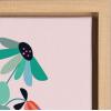image:imageKate and Laurel Sylvie MidCentury Modern Daisies Framed Canvas Wall Art by Rachel Lee of My Dream Wall 18x24 Natural Decorative Floral Art for Wall
