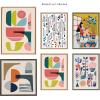 image:imageKate and Laurel Sylvie MidCentury Succulents Framed Canvas Wall Art by Rachel Lee 18x24 Natural Abstract Wall DecorGrey
