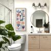 image:imageKate and Laurel Sylvie MidCentury Succulents Framed Canvas Wall Art by Rachel Lee 18x24 Natural Abstract Wall DecorNatural