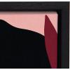 image:imageKate and Laurel Sylvie Midori Framed Canvas Wall Art by Alexander Ginzburg 18x24 Black Chic Glam Wall DecorBlack