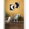 image:imageKate and Laurel Sylvie Minimal Modern Organic Abstraction 1 and 2 Black and White Framed Canvas Wall Art Set by The Creative Bunch Studio 2 piece 18x24 Black Simple Minimalist Art for WallBlack