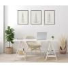 image:imageKate and Laurel Sylvie Minimalist Evergreen Trees Framed Canvas Wall Art Set by The Creative Bunch Studio 3 Piece 18x24 Gold Modern Minimal Tree Line Wall Art SetGray