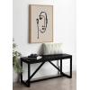 image:imageKate and Laurel Sylvie Minimalist Neutral Line Art Drawing Face Framed Canvas Wall Art by The Creative Bunch Studio 18x24 Natural Modern Abstract Body Line Drawing Wall DecorNatural