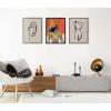 image:imageKate and Laurel Sylvie Minimalist Neutral Line Art Drawing Face and Body Framed Canvas Wall Art Set by The Creative Bunch Studio 2 piece 18x24 Gold Modern Minimal Brushstrokes Art for WallGold