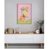 image:imageKate and Laurel Sylvie Miracle Vase Framed Canvas Wall Art by Alja Horvat 23x33 Natural Floral Art for Wall