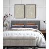 image:imageKate and Laurel Sylvie Modern Circles Framed Canvas Wall Art Set by Teju Reval of SnazzyHues 18x24 Walnut Brown Decorative Modern Art Print for WallWalnut Brown