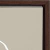 image:imageKate and Laurel Sylvie Modern Circles Framed Canvas Wall Art Set by Teju Reval of SnazzyHues 18x24 Walnut Brown Decorative Modern Art Print for WallWalnut Brown