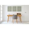 image:imageKate and Laurel Sylvie Modern Sage Green Botanical Line Sketch Print 1 2 and 3 Framed Canvas Art Set by The Creative Bunch Studio 3 Piece Set 18x24 White Organic Neutral Soft Green Wall Dcor Set