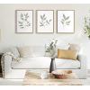image:imageKate and Laurel Sylvie Modern Sage Green Botanical Outdoor Nature Print 1 2 and 3 Framed Canvas Art Set by The Creative Bunch Studio 3 Piece Set 18x24 Natural Modern Greenery Wall Art Dcor Set