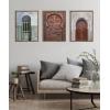 image:imageKate and Laurel Sylvie Morocco Marrakech Door II Framed Canvas Wall Art by Golie 18x24 Gold Travel Photography Art for Wall