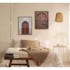 image:imageKate and Laurel Sylvie Morocco Marrakech Door II Framed Canvas Wall Art by Golie 18x24 Gold Travel Photography Art for Wall