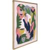 image:imageKate and Laurel Sylvie Myriams Garden Framed Canvas Wall Art by Myriam Van Neste 18x24 Natural NatureInspired Wall DecorGold