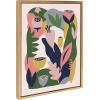 image:imageKate and Laurel Sylvie Myriams Garden Framed Canvas Wall Art by Myriam Van Neste 18x24 Natural NatureInspired Wall DecorGold