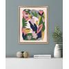 image:imageKate and Laurel Sylvie Myriams Garden Framed Canvas Wall Art by Myriam Van Neste 18x24 Natural NatureInspired Wall DecorGold