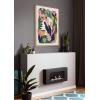 image:imageKate and Laurel Sylvie Myriams Garden Framed Canvas Wall Art by Myriam Van Neste 18x24 Natural NatureInspired Wall DecorGold