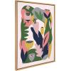 image:imageKate and Laurel Sylvie Myriams Garden Framed Canvas Wall Art by Myriam Van Neste 18x24 Natural NatureInspired Wall DecorNatural