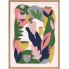 image:imageKate and Laurel Sylvie Myriams Garden Framed Canvas Wall Art by Myriam Van Neste 18x24 Natural NatureInspired Wall DecorNatural