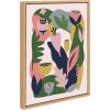 image:imageKate and Laurel Sylvie Myriams Garden Framed Canvas Wall Art by Myriam Van Neste 18x24 Natural NatureInspired Wall DecorNatural