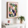 image:imageKate and Laurel Sylvie Myriams Garden Framed Canvas Wall Art by Myriam Van Neste 18x24 Natural NatureInspired Wall DecorNatural