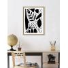 image:imageKate and Laurel Sylvie Nature in the Abstract Framed Canvas Wall Art by Statement Goods 18x24 Natural Sophisticated Abstract Art for Wall