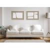 image:imageKate and Laurel Sylvie Neutral Abstract Aztec Shapes Framed Canvas Wall Art Set by The Creative Bunch Studio 2 Piece Set 23x33 White Modern Geometric Simple Art for WallWhite